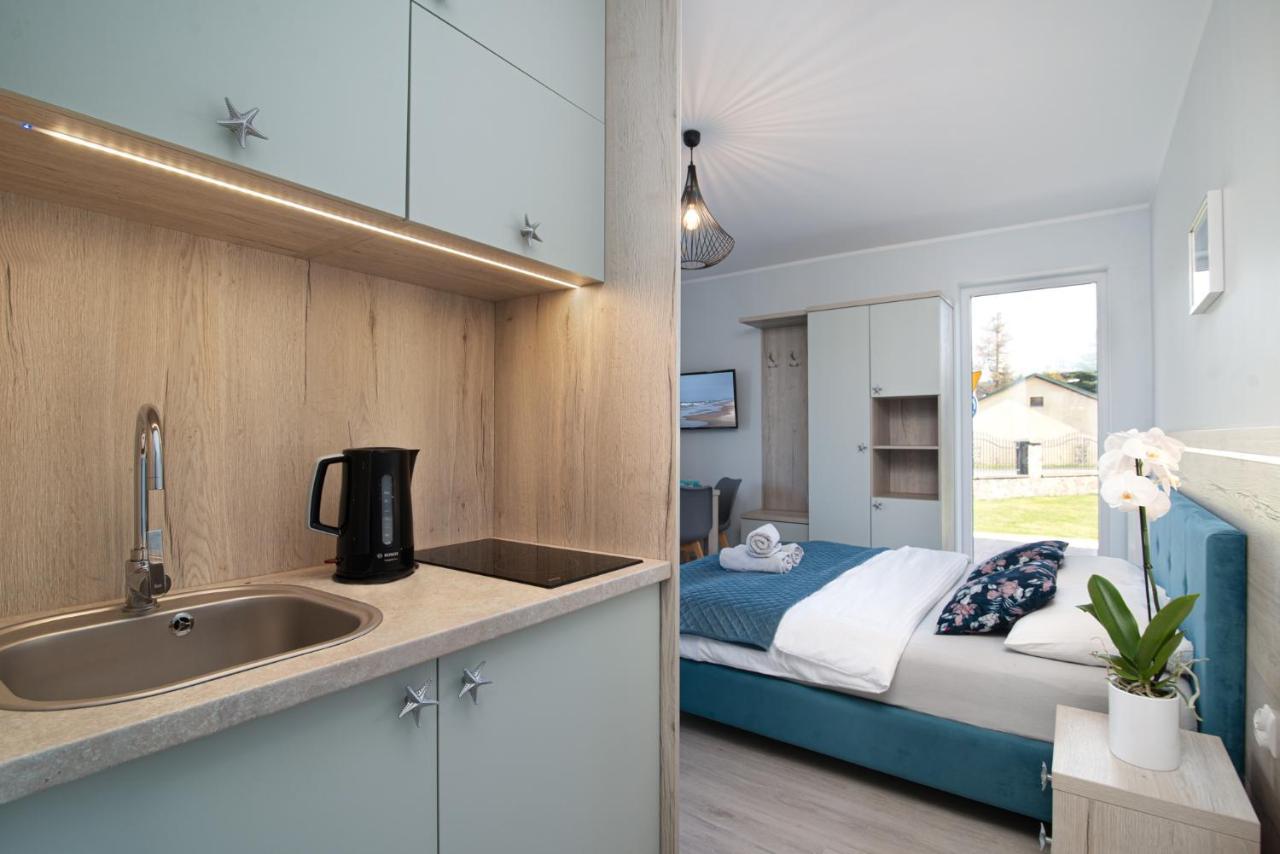 Roza Baltyku - Apartamenty I Pokoje A Dębki Kültér fotó